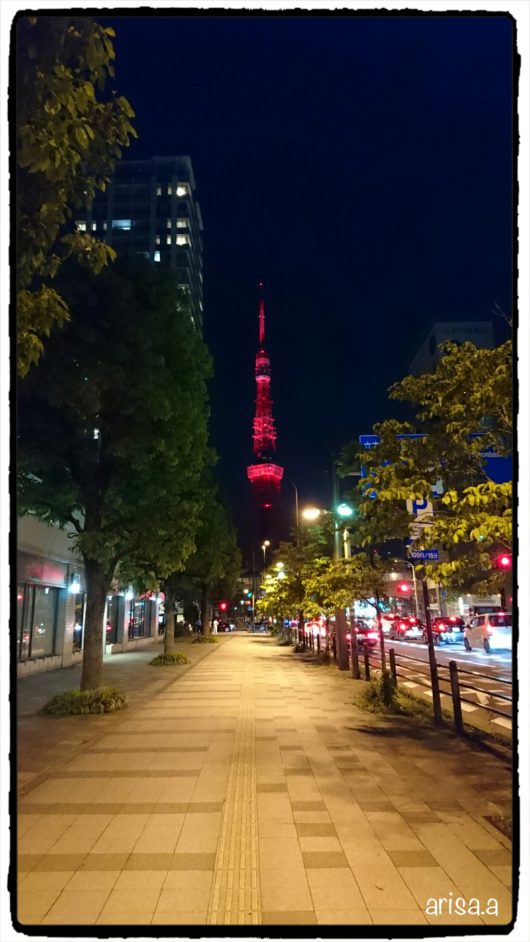 真っ赤な東京タワー